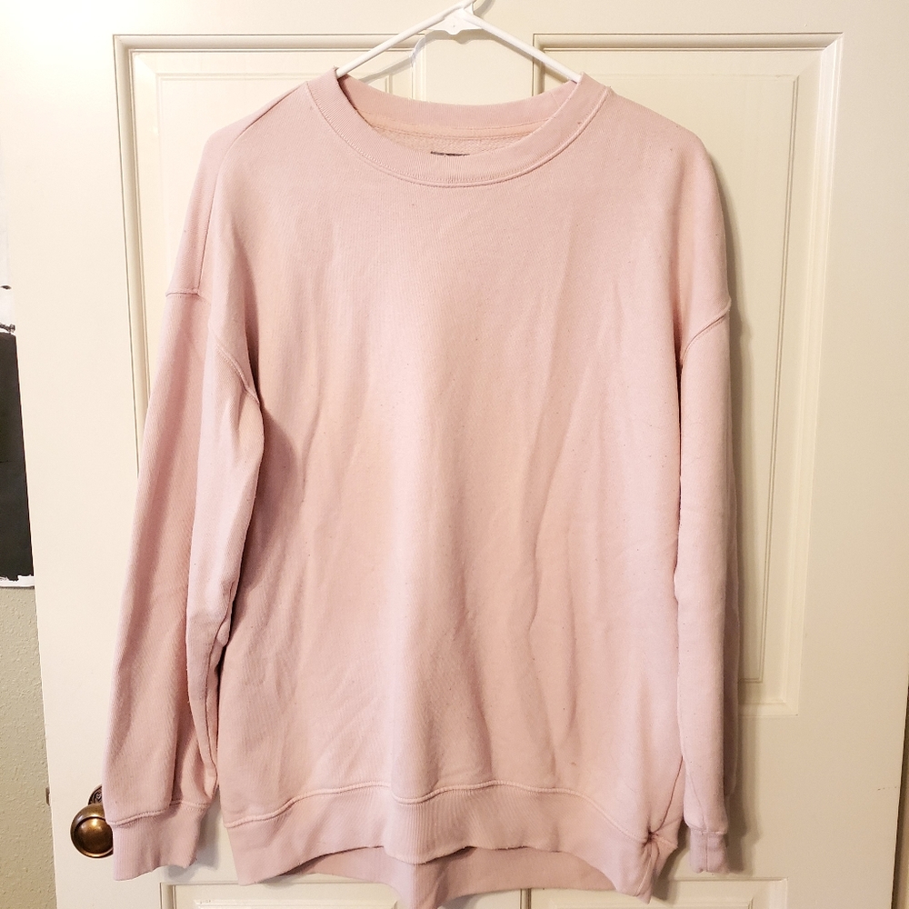 Aerie pale pink sweatshirt